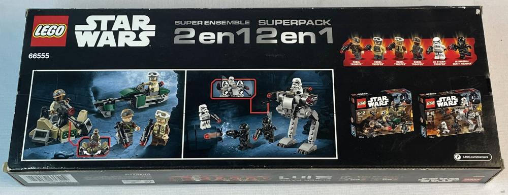 2017 LEGO Star Wars 66555 Super Pack 2 in 1 SEALED