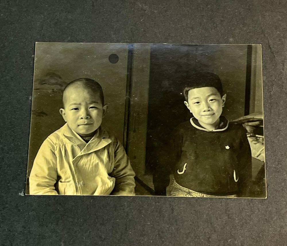 RARE Vintage 1940's Japanese Photo Album w/ 91 Photos (Military School, Swimming, Etc..)