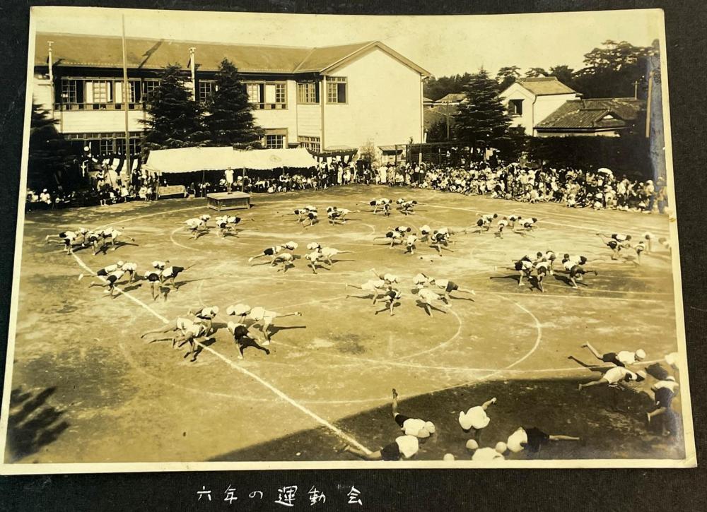 RARE Vintage 1940's Japanese Photo Album w/ 91 Photos (Military School, Swimming, Etc..)