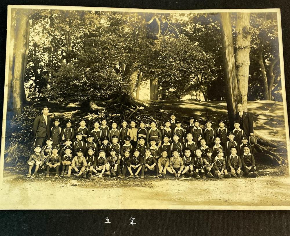 RARE Vintage 1940's Japanese Photo Album w/ 91 Photos (Military School, Swimming, Etc..)