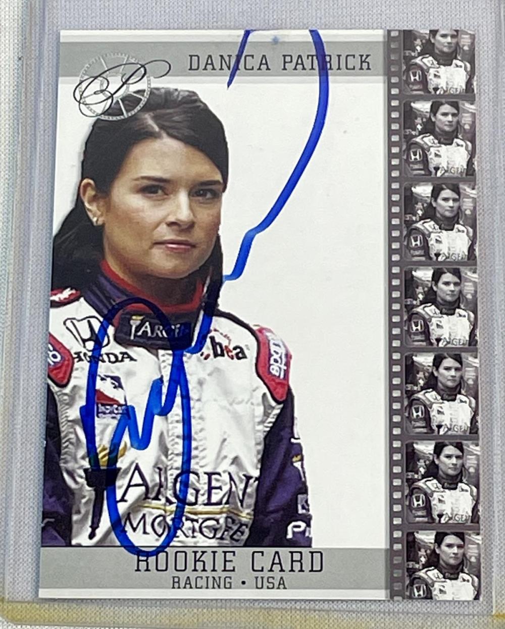 2005 Silver Premium SIGNED Danica Patrick Rookie Racing Card