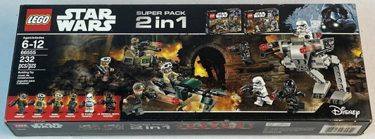2017 LEGO Star Wars 66555 Super Pack 2 in 1 SEALED