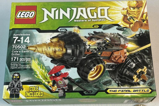 2013 LEGO Ninjago Masters of Spinjitzu 70502 Cole's Earth Driller SEALED